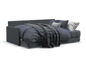 Босс Лофт диван Велюр Монолит серый