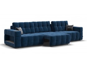 Босс ХО Макс диван Велюр Монолит синий