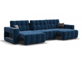 Босс ХО Макс диван Велюр Монолит синий