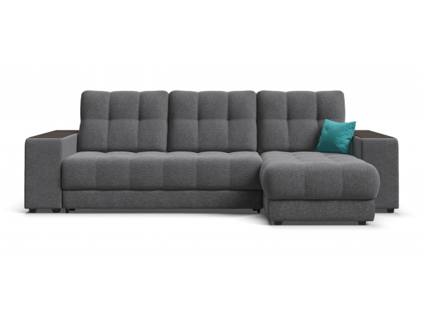 Диван BOSS 3.0 XL угол рогожка Malmo серый