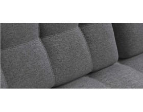 Босс ХЛ угловой диван Рогожка Мальмо серый