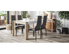 Асти стул 2 шт MONOLIT Серый К, Черный