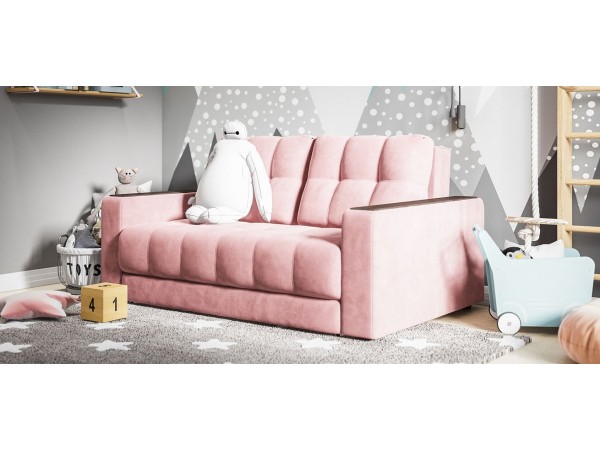 Диван BOSS Compact велюр Monolit роуз