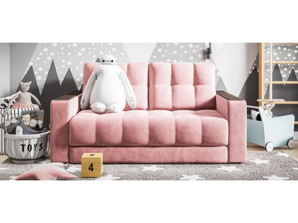Диван BOSS Compact велюр Monolit роуз