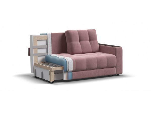 Диван BOSS Compact велюр Monolit роуз