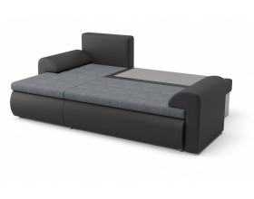 Угловой диван Цезарь (левый) серый