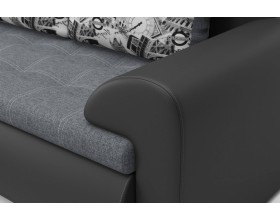 Угловой диван Цезарь (левый) серый