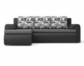 Угловой диван Цезарь (левый) серый