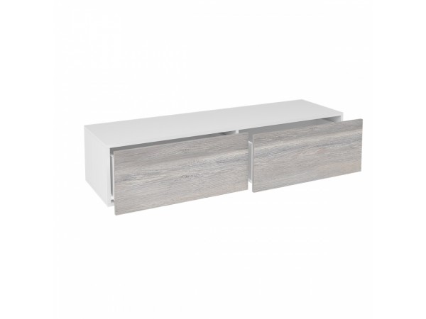 Тумба под ТВ Айден ТБН06-1400 белый/трюфель