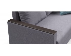 Атланта двухместный диван Рогожка Мальмо платина