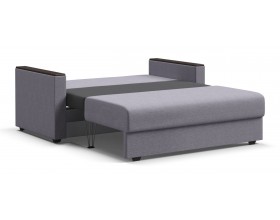 Атланта двухместный диван Рогожка Мальмо платина