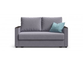 Атланта двухместный диван Рогожка Мальмо платина