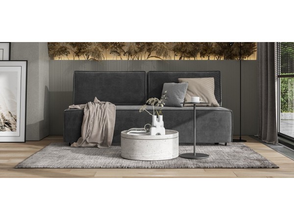 Диван NORD mini велюр Monolit серый Диван NORD mini велюр Monolit серый