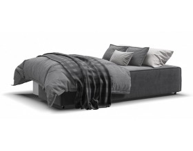 Норд Мини диван Велюр Монолит серый
