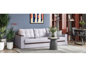 Диван Атланта Люкс SE рогожка Malmo платина