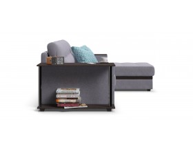 Атланта Люкс угловой диван Рогожка Мальмо платина