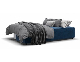 Норд Мини диван Велюр Монолит синий
