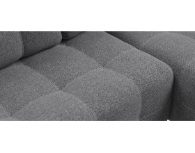 Денди угловой диван Рогожка Мальмо серый