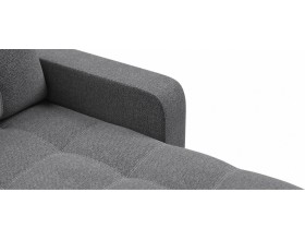 Денди угловой диван Рогожка Мальмо серый