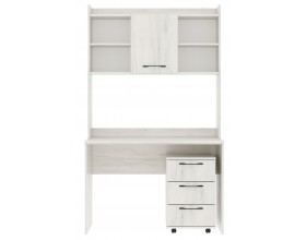 Письменно-компьютерный стол ПКС-9 Крафт белый