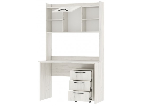 Письменно-компьютерный стол ПКС-9 Крафт белый