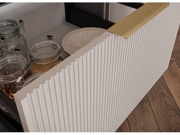 Кухня Вариант фасада Мелисса   и Квадро 3,25 м +пеналы 1,0 м 