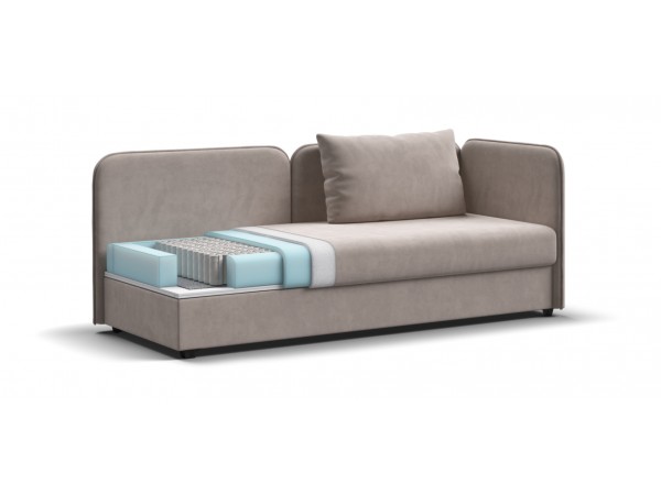 Тахта Ирис велюр Monolit латте Тахта Ирис велюр Monolit латте