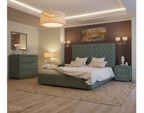 Кровать Богема velvet lux 79