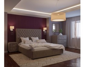 Кровать Богема velvet lux 96