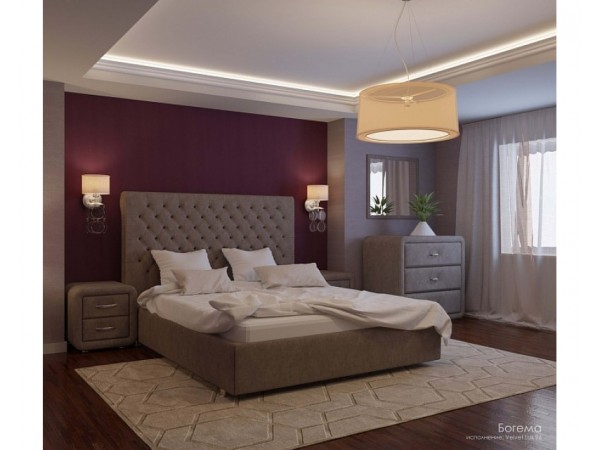 Кровать Богема velvet lux 22 Кровать Богема velvet lux 22