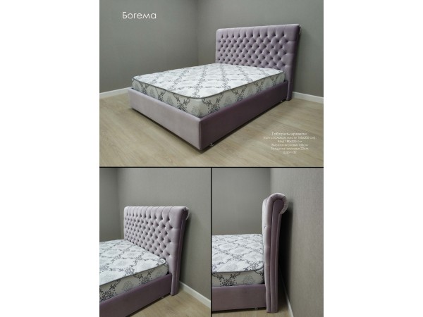 Кровать Богема velvet lux 22 Кровать Богема velvet lux 22