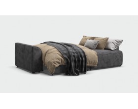 Кинг диван Велюр Алькантара серый