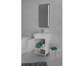 Тумба Tera 50Н 1д. Белый глянец