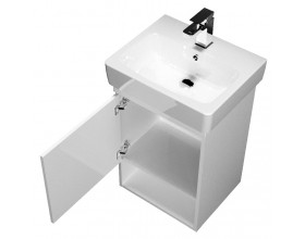 Тумба Tera 50Н 1д. Белый глянец