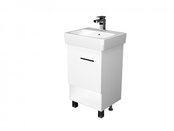 Тумба Tera 50Н 1д. Белый глянец