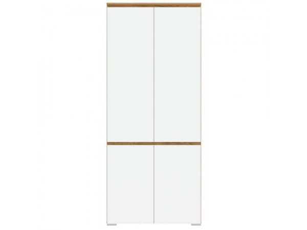 Шкаф 4С "ГРЕТТА" Дуб Крафт золотой - Белый