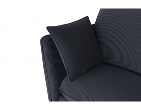 Гостевой диван Сиеста серый велюр