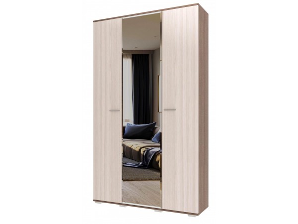 ИТАЛИЯ Шкаф ШК-1300 Шимо темный-Шимо светлый