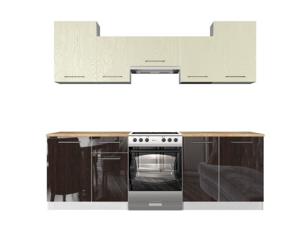 Бланка 234.00РЗ Кухонный гарнитур Фисташка-Венге