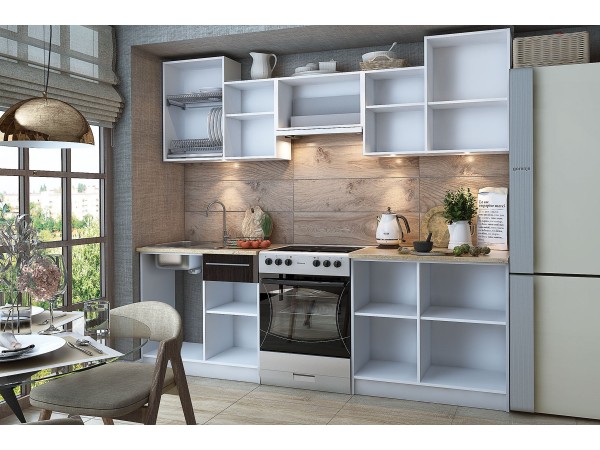 Бланка 234.00РЗ Кухонный гарнитур Фисташка-Венге