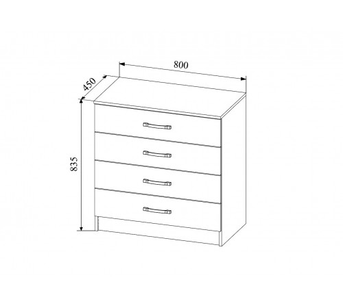 Комод Софи СКМ 800.1