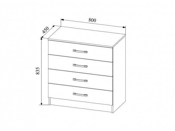 Комод Софи СКМ 800.1