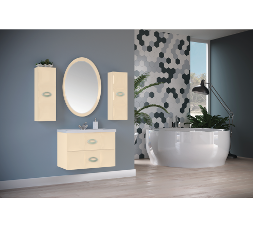 Зеркало Arrondi/Bonne 60 Vanilla