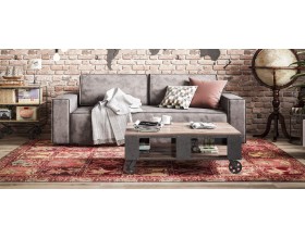 Норд диван Велюр Алькантара серый