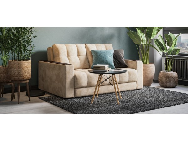 Диван BOSS Compact велюр Alkantara пепел