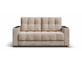 Босс двухместный диван Велюр Алькантара пепел