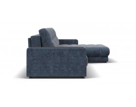 Босс Макс угловой диван Велюр Роял синий