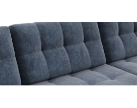 Босс Макс угловой диван Велюр Роял синий