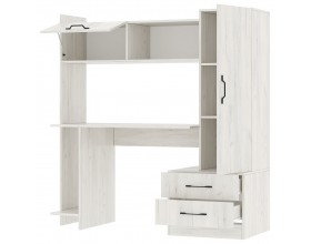 Письменно-компьютерный стол ПКС-7 Крафт белый