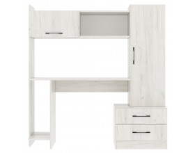 Письменно-компьютерный стол ПКС-7 Крафт белый